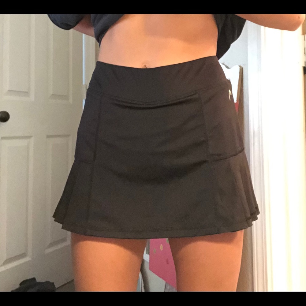 Black Tennis Skirt